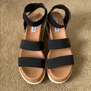 Steve Madden Bandi Platform Wedge, Size 7.5
